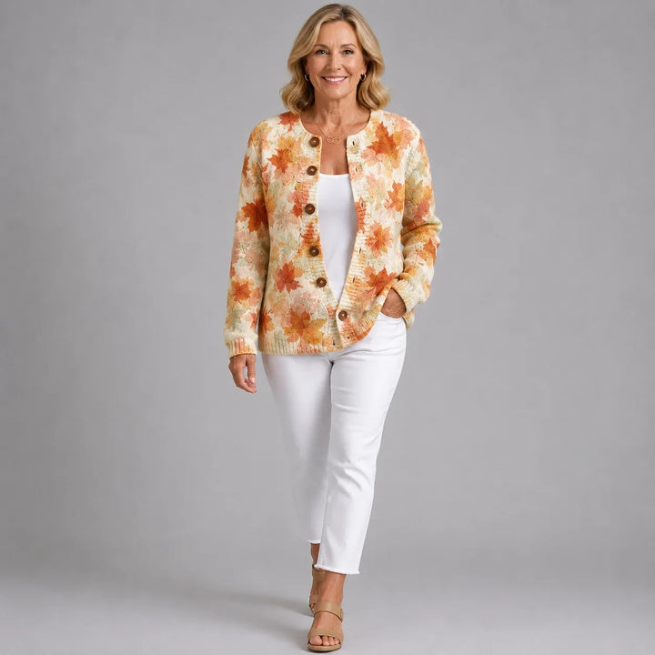 Marisol | Watercolour Print Cardigan