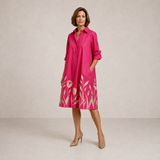 Margaux | Elegant Flowing Shirt Dress