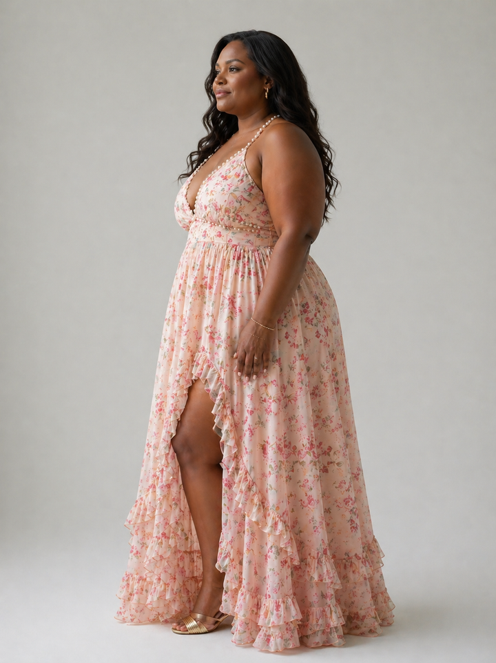 Cora | Romantic Tiered Maxi Dress