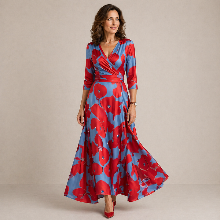 Susanne | Floral Wrap Maxi Dress