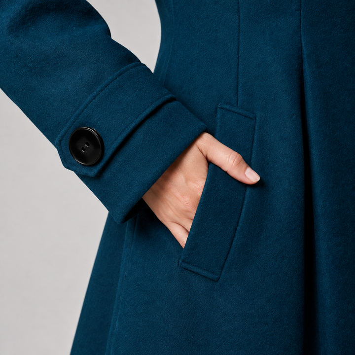 Tessa | Hooded A-Line Coat