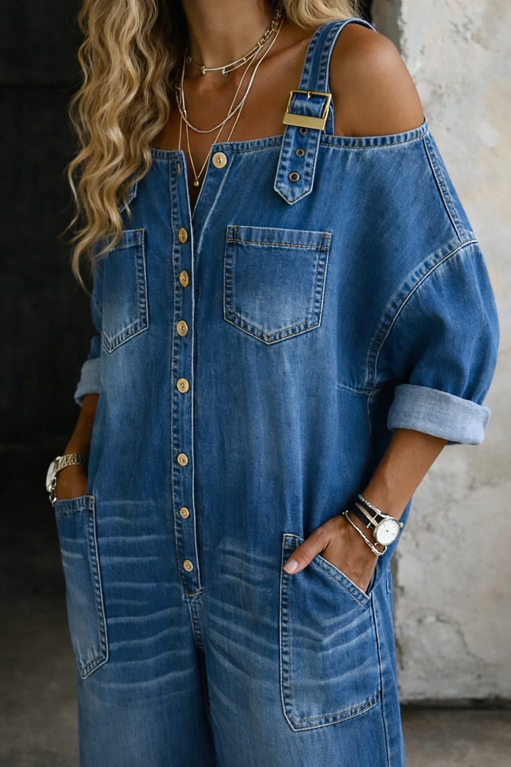 Fiona | Relaxed Wide-Leg Jumpsuit