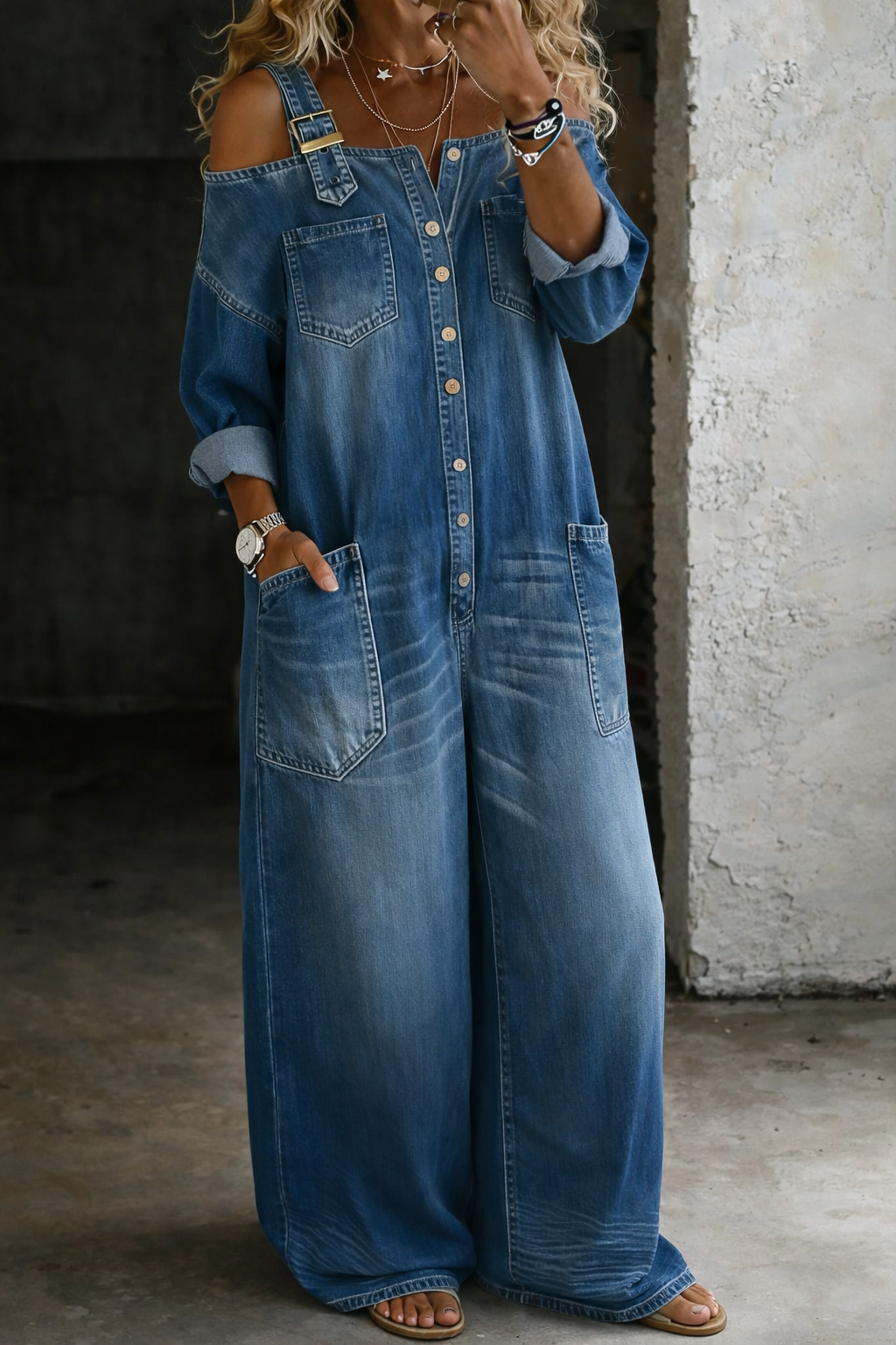 Fiona | Relaxed Wide-Leg Jumpsuit