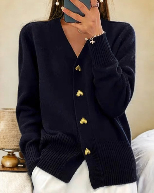 Isla | Soft Button-Front Cardigan