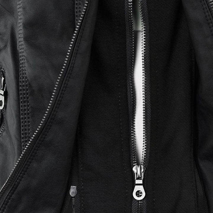 Amara | Hooded Moto Jacket