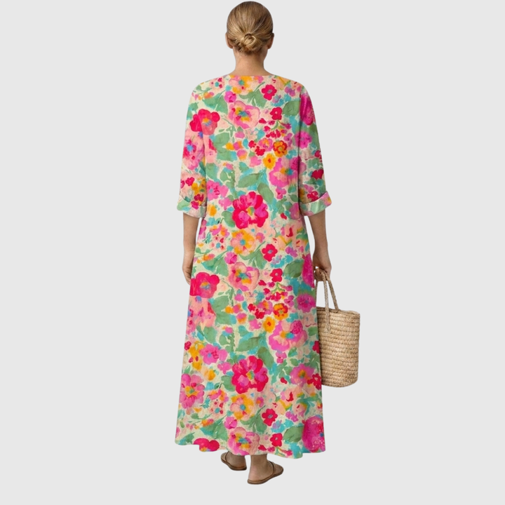 Lorna | Floral Flowing Dress