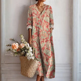 Amabel | Blossom-Print Midi Dress