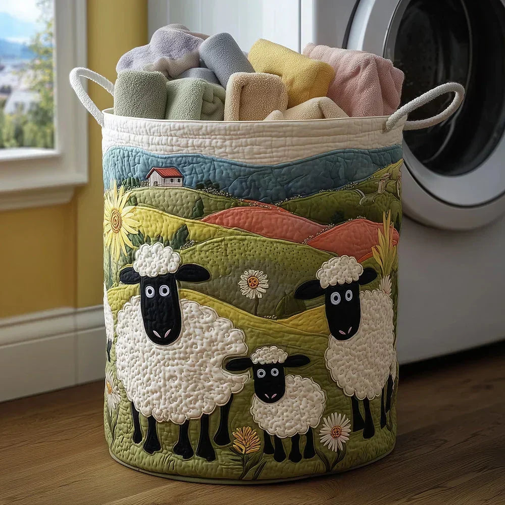 Sylvie | Quilted Woodland Storage Basket