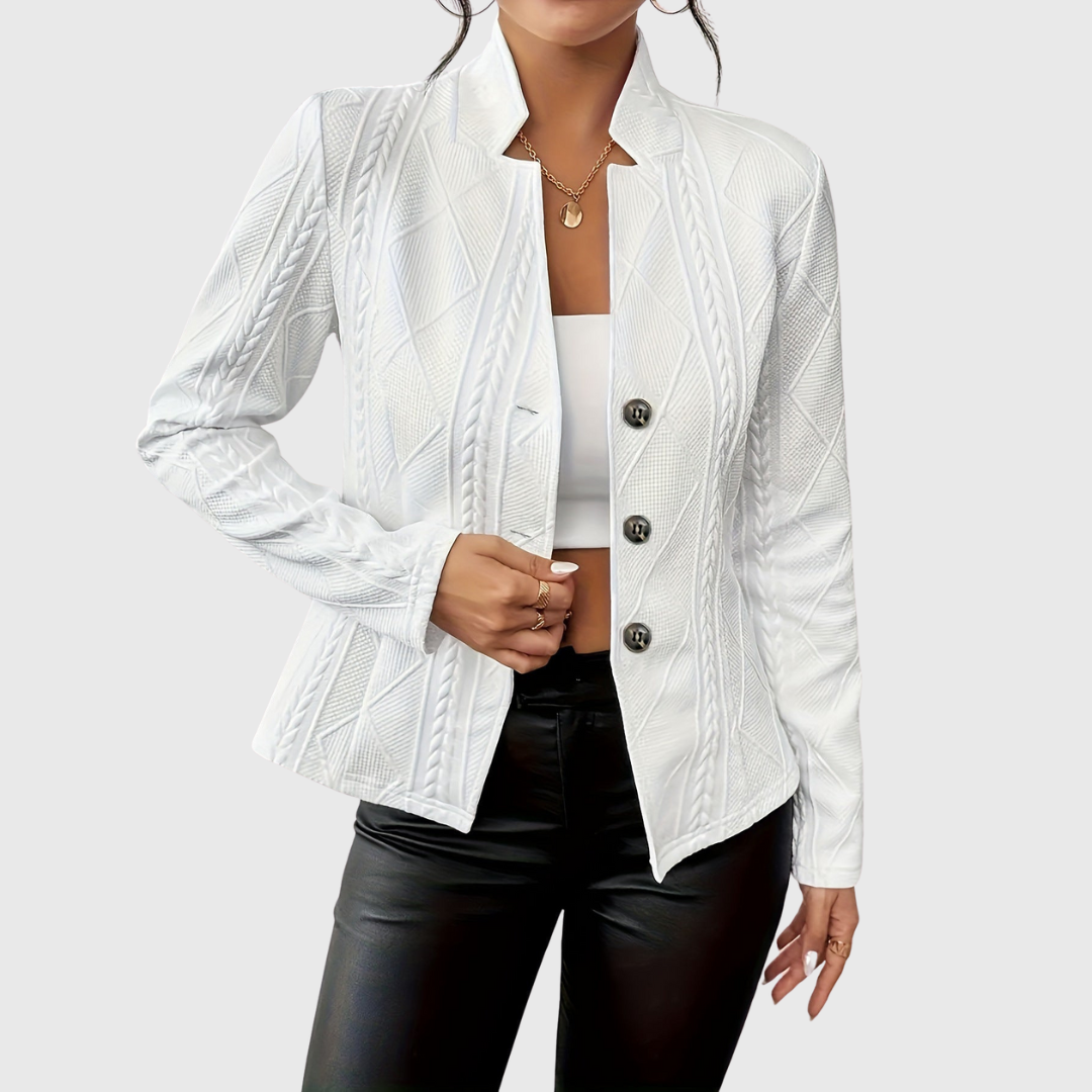 Laurel | Textured Button-Up Jacket