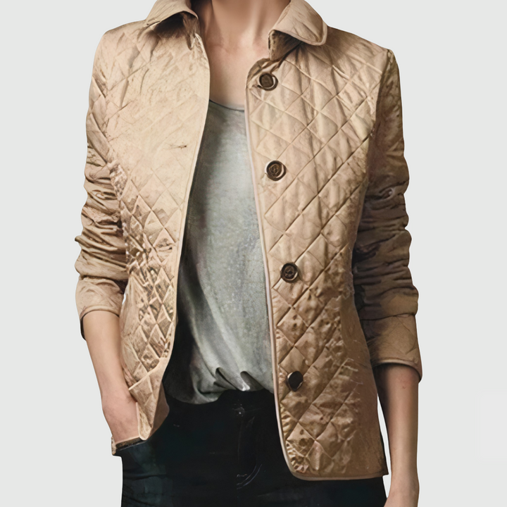 Adelia | Diamond-Quilted Jacket