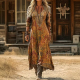 Lucienne | Bohemian Flowing Maxi Dress