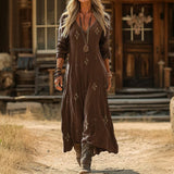 Delphi | Flowing Boho Maxi Dress