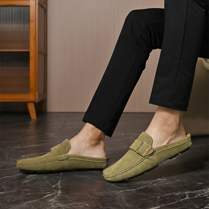Adrian | Buckled Slip-On Loafers