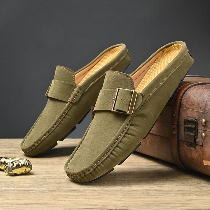 Adrian | Buckled Slip-On Loafers