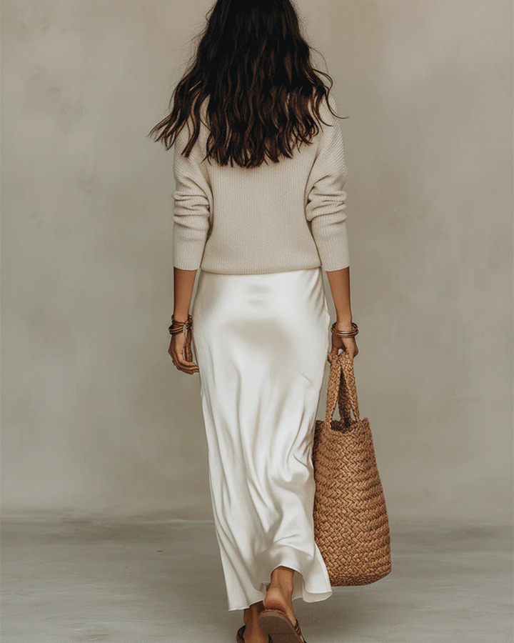 Bianca | Elegant Flowing Midi Dress