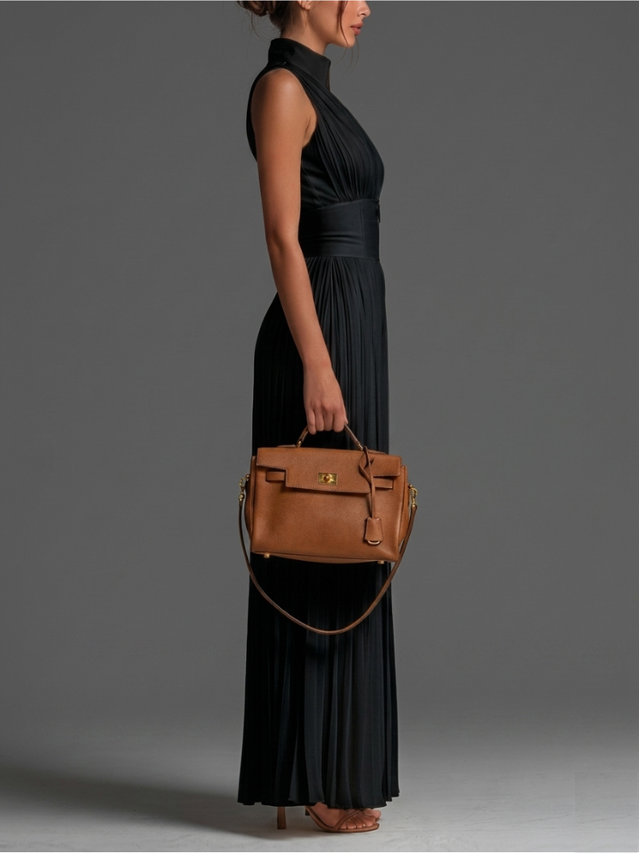 Aurelia | Pleated Wide-Leg Jumpsuit