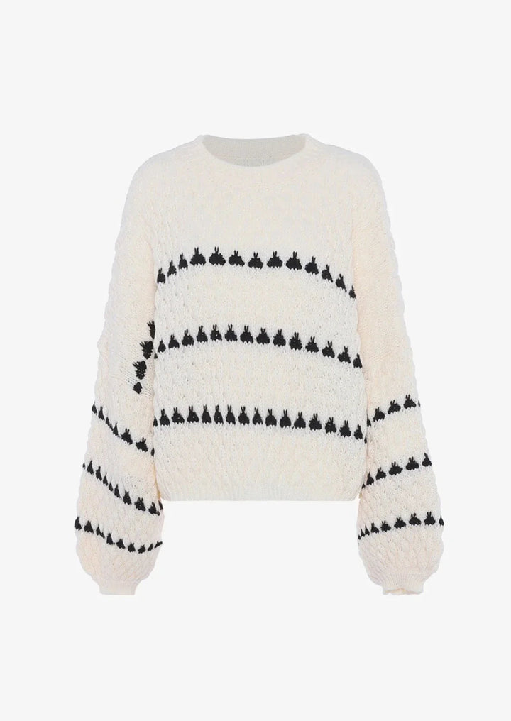 Edith | Textured Patterned Jumper