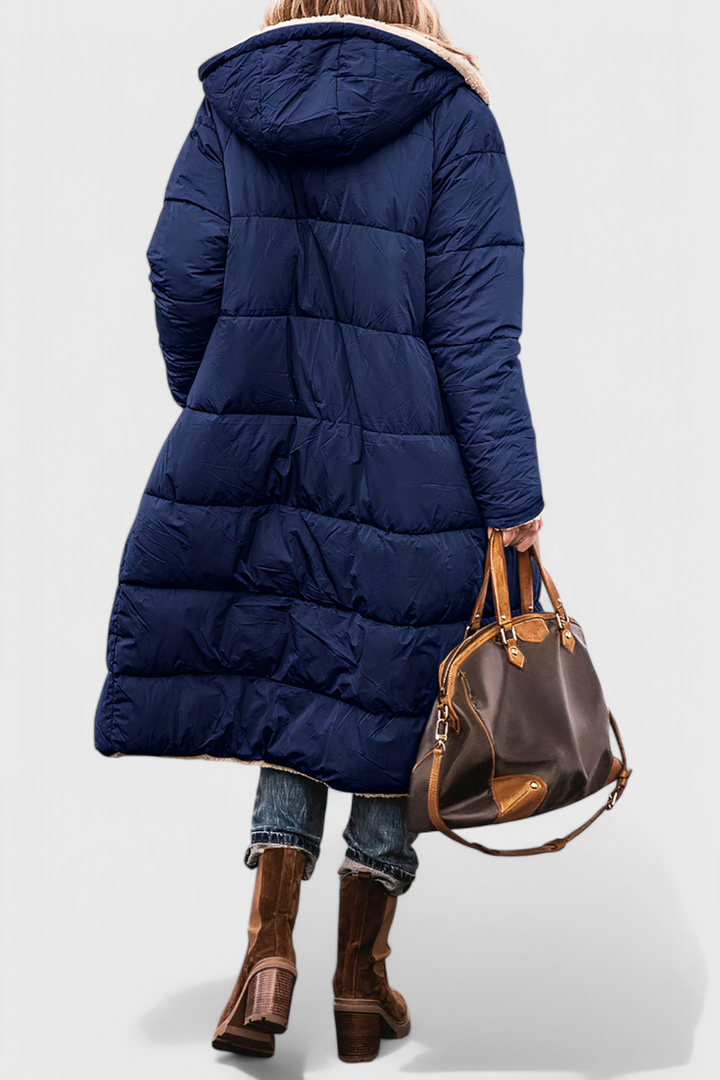 Annette | Cosy Longline Hooded Coat