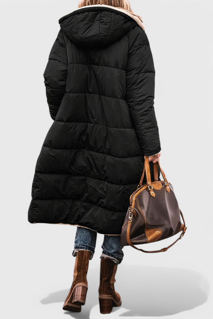 Meredith | Cosy Longline Hooded Coat
