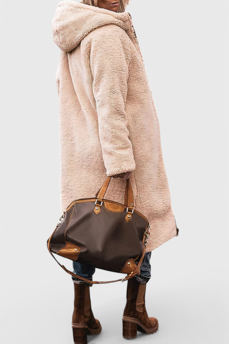 Meredith | Cosy Longline Hooded Coat