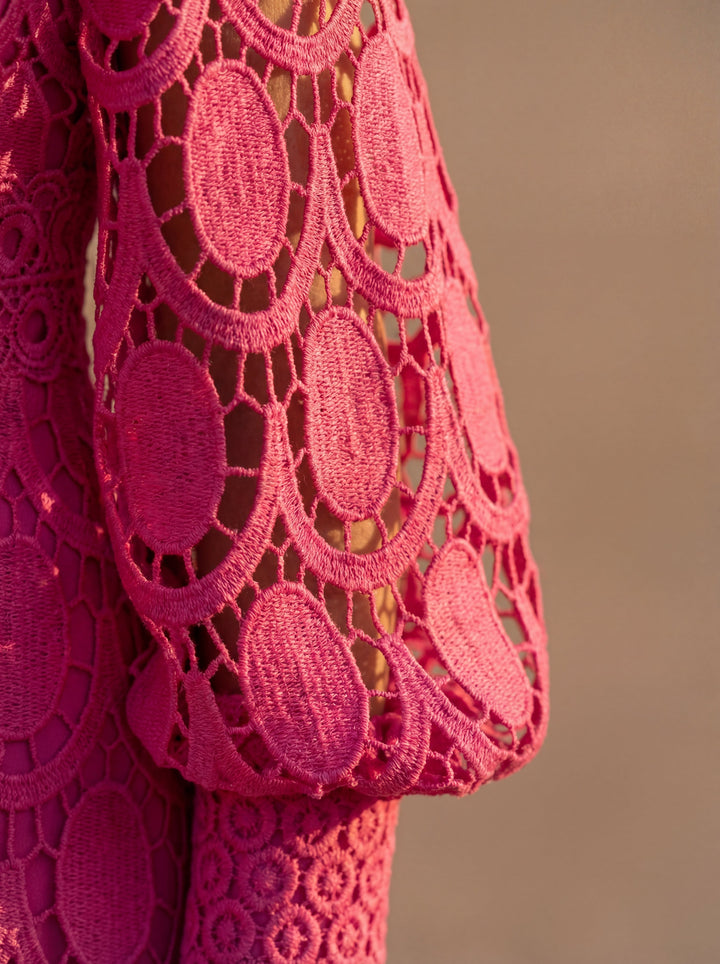 Emmeline | Elegant Lace Midi Dress