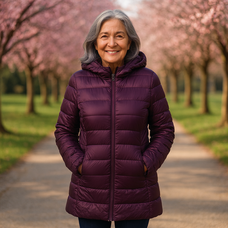 Anthea | Longline Hooded Padded Jacket