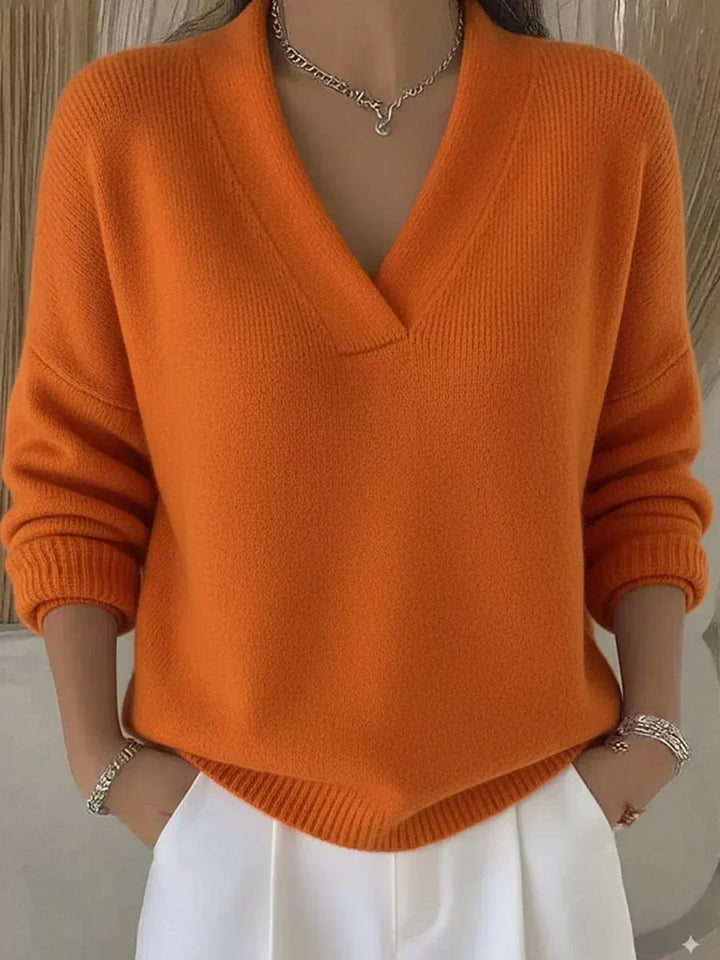 Lisette | Relaxed V-Neck Sweater