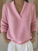 Lilian | Relaxed V-Neck Jumper