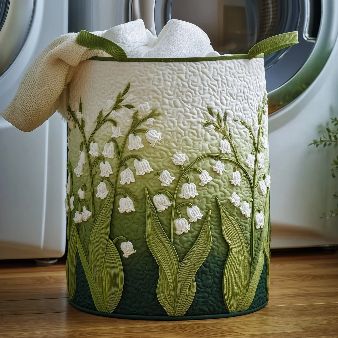 Sylvia | Hand-Quilted Woodland Storage Basket
