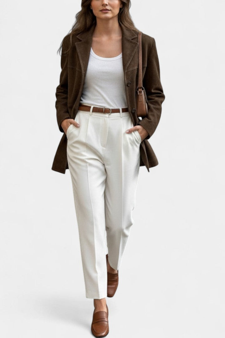 Carolyn | Relaxed Notched-Collar Jacket