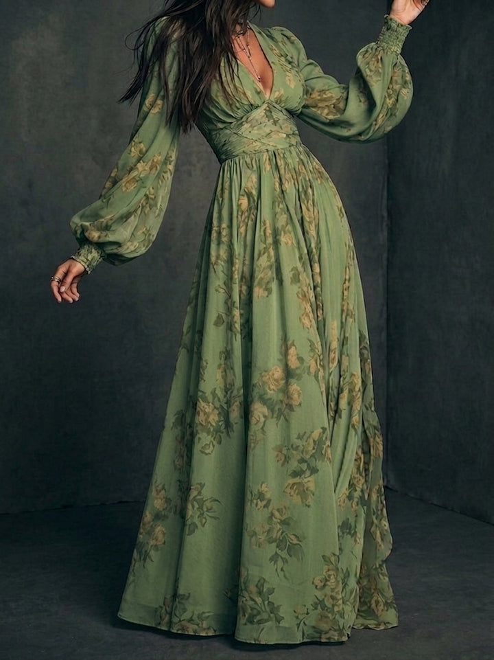 Lillian | Floral Flowing Maxi Dress