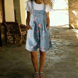 Heather | Relaxed Floral Dungarees