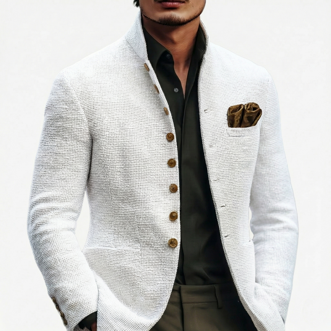 Frederick | Refined Stand-Collar Blazer