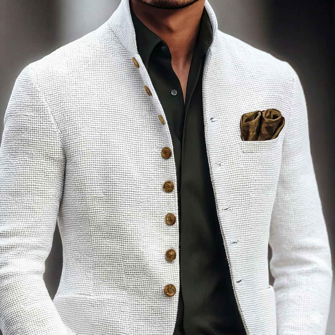 Frederick | Refined Stand-Collar Blazer