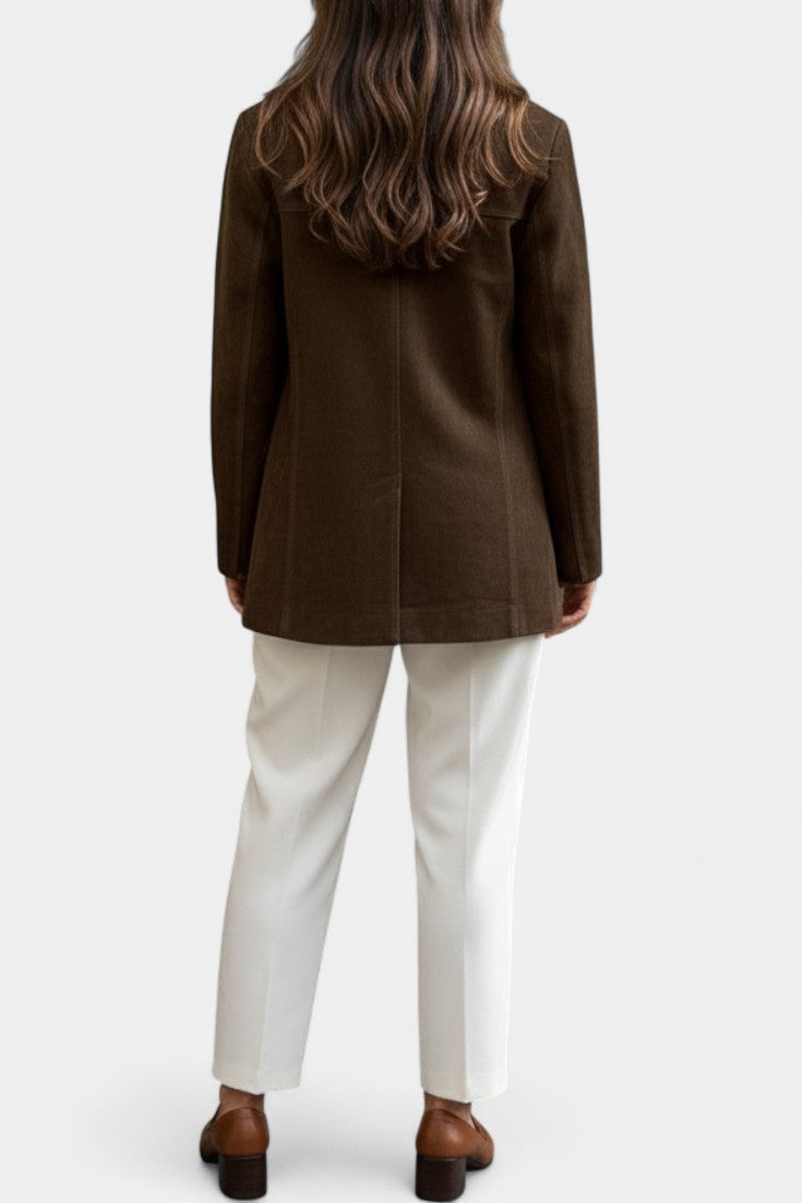 Carolyn | Relaxed Notched-Collar Jacket