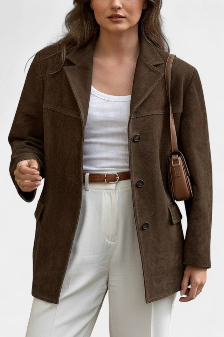 Carolyn | Relaxed Notched-Collar Jacket