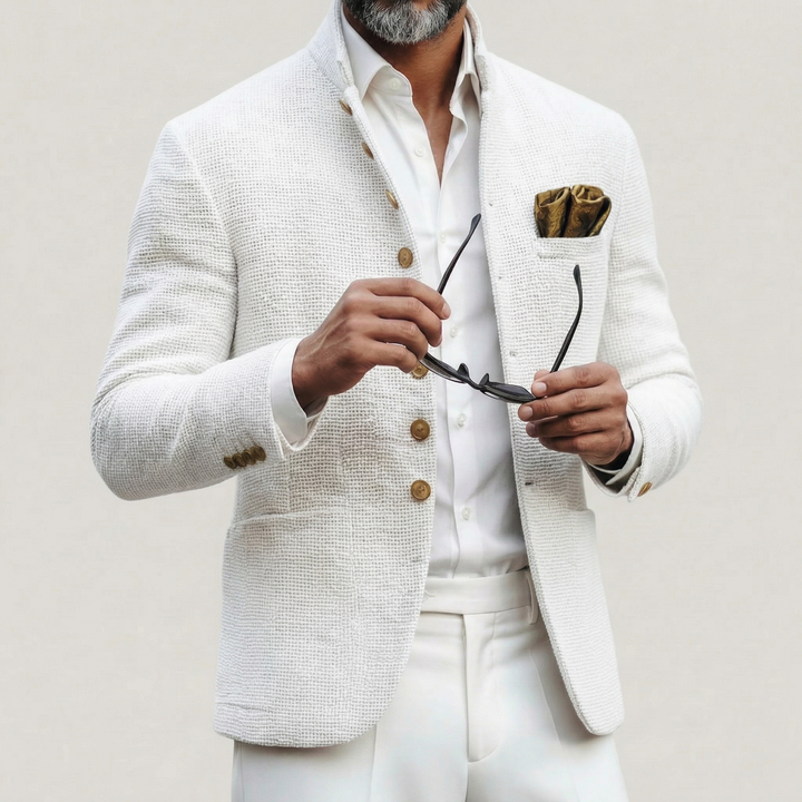 Frederick | Refined Stand-Collar Blazer