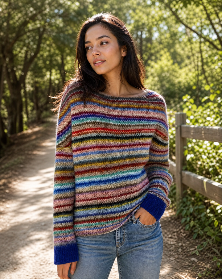Ruby | Striped Knit Jumper