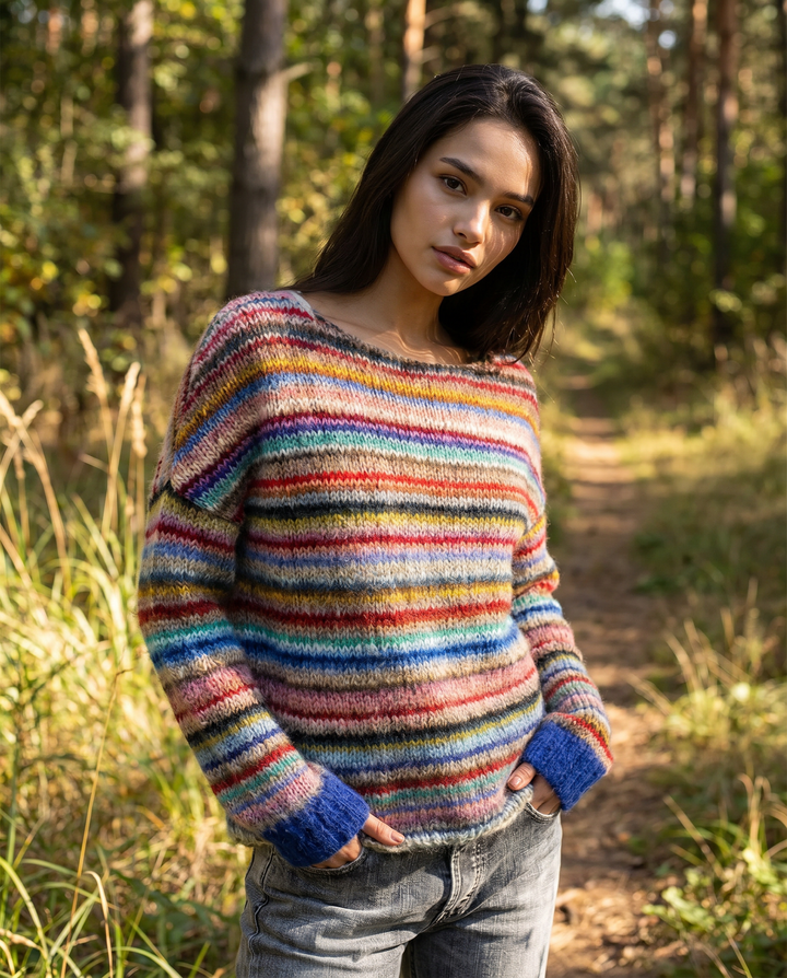 Ruby | Striped Knit Jumper