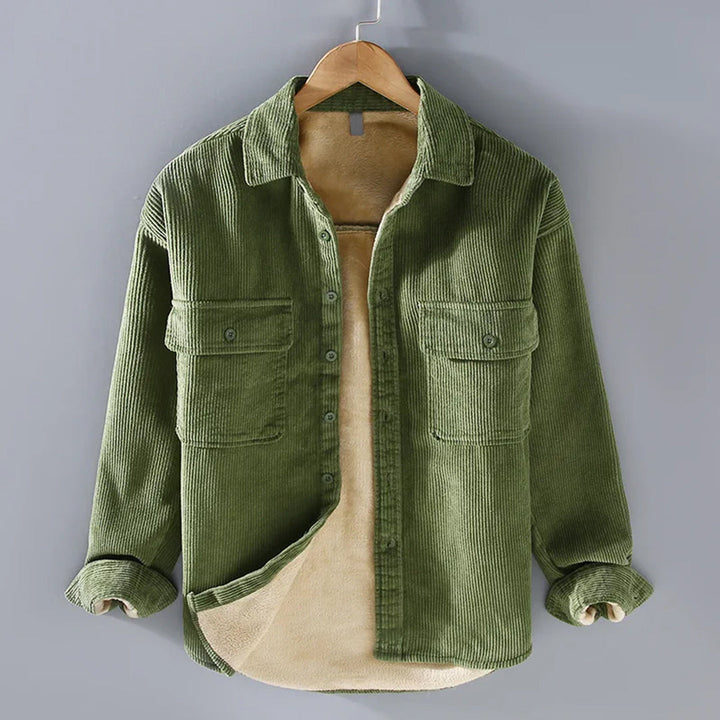 Hugo | Warm Ribbed Utility Overshirt