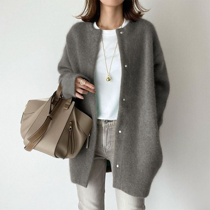 Adela | Relaxed Button-Front Cardigan