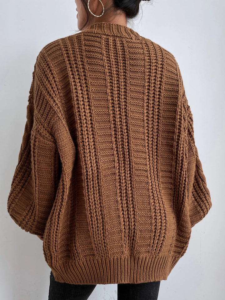 Thornbury | Oversized Cable-Knit Cardigan
