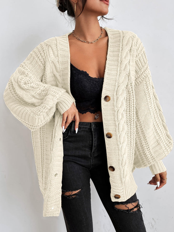 Thornbury | Oversized Cable-Knit Cardigan