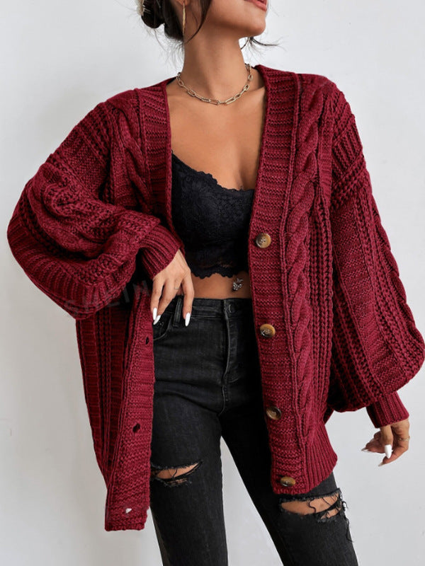 Thornbury | Oversized Cable-Knit Cardigan