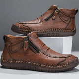 Everett | Handcrafted Side-Zip Ankle Boots