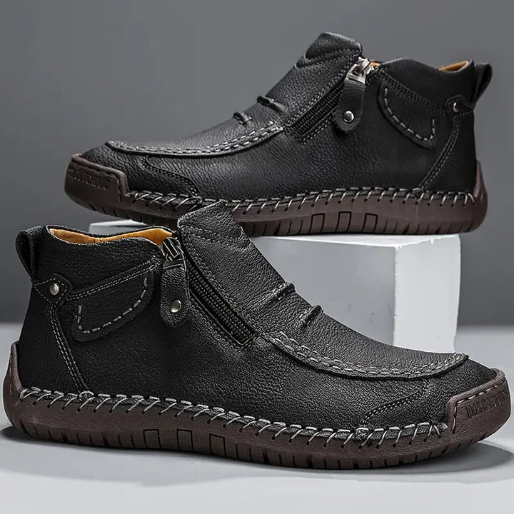 Everett | Handcrafted Side-Zip Ankle Boots