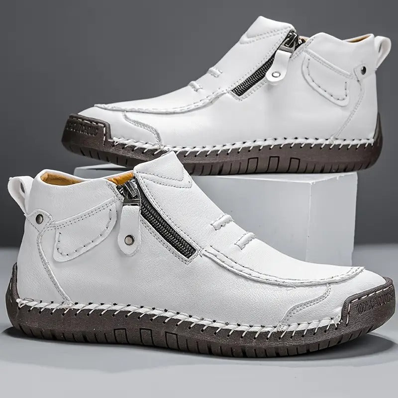 Everett | Handcrafted Side-Zip Ankle Boots
