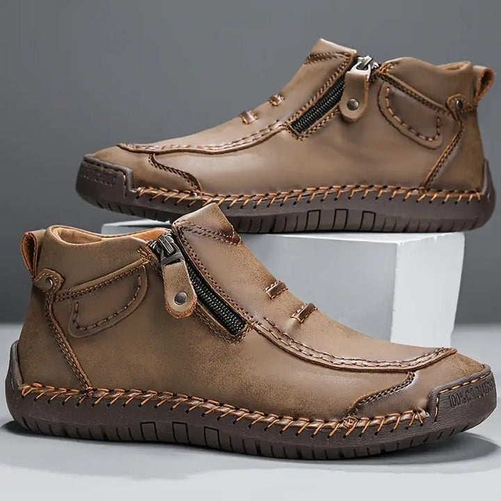 Everett | Handcrafted Side-Zip Ankle Boots