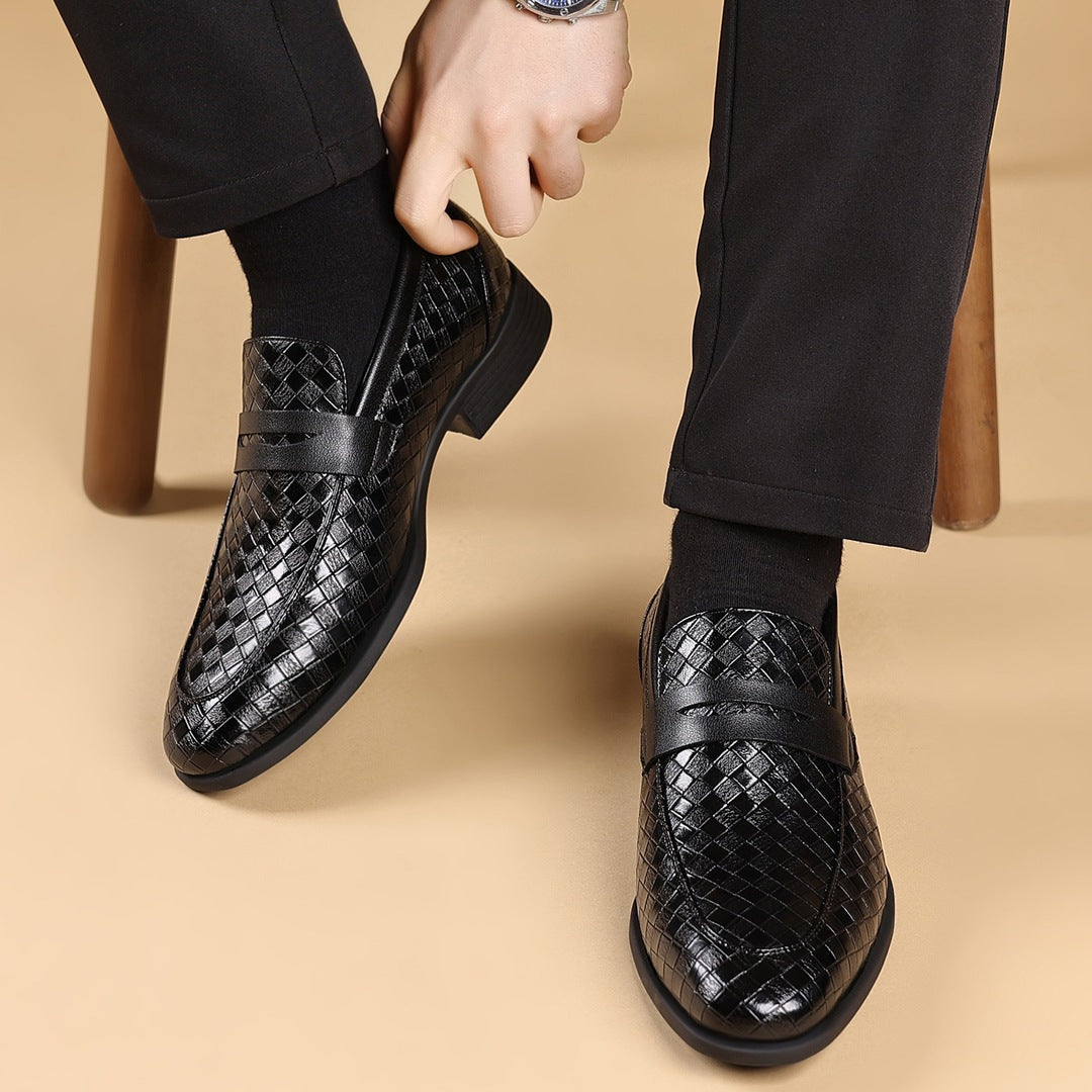 Ashworth | Woven-Texture Slip-On Loafers