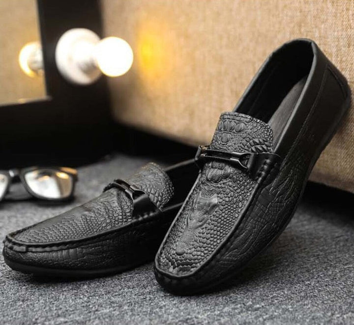 Sterling | Textured Slip-On Loafers